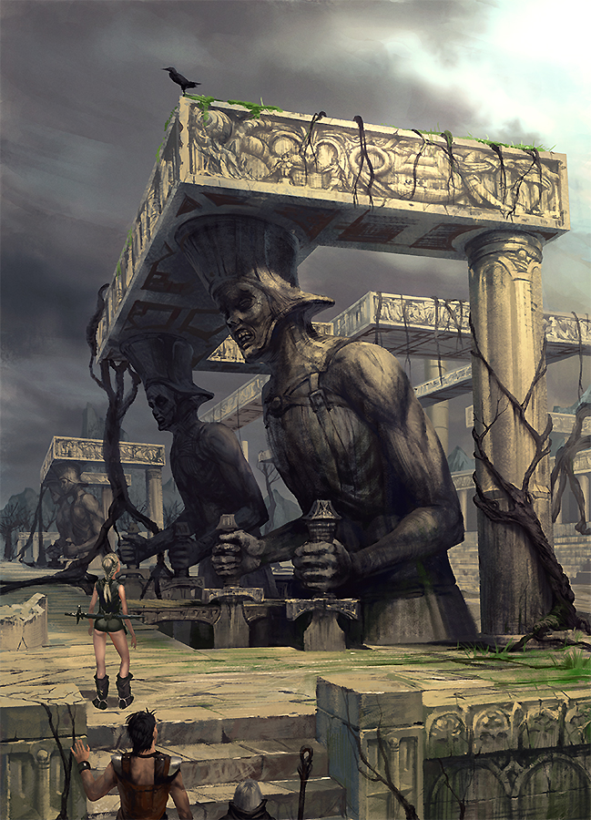 pixiv fantasia and 1 more drawn by noba