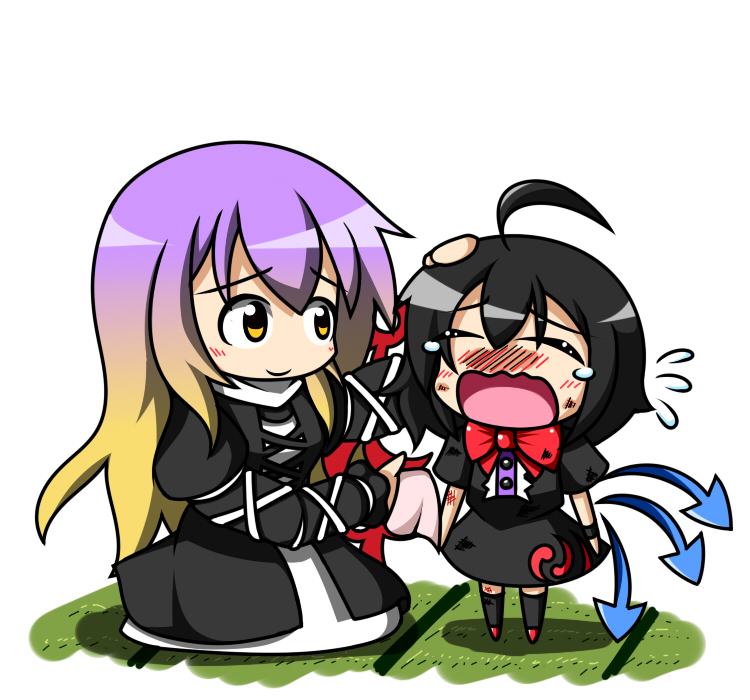 hijiri byakuren and houjuu nue (touhou) drawn by feiton