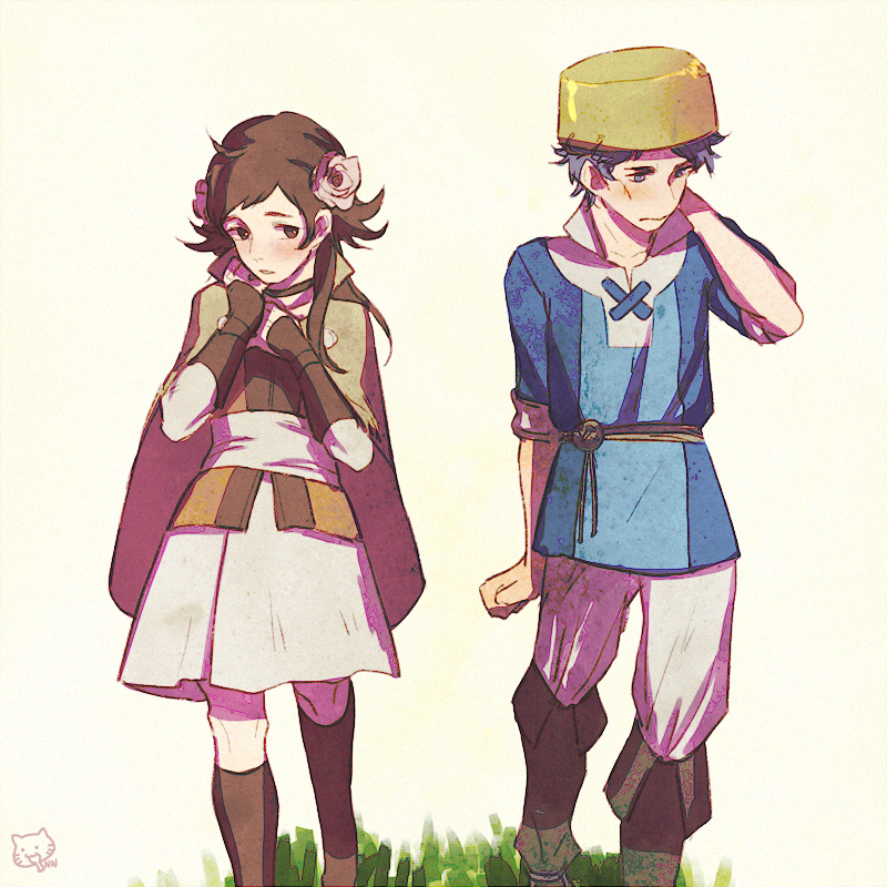 mozu and donnel (fire emblem and 2 more) drawn by apticho