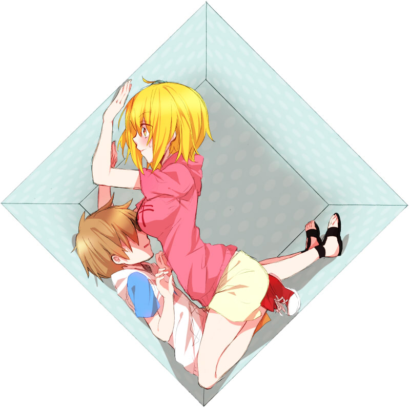 kisaragi momo and amamiya hibiya (kagerou project) drawn by yamabukiiro