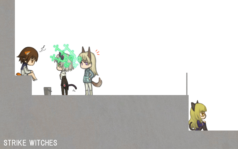 sanya v. litvyak, eila ilmatar juutilainen, miyafuji yoshika, and perrine h. clostermann (world witches series and 1 more) drawn by kuro_ari_(pixiv)