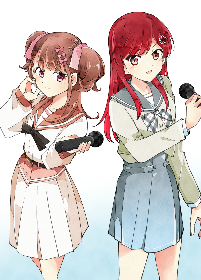 sato reika and sera honoka (22/7) drawn by trefle_r