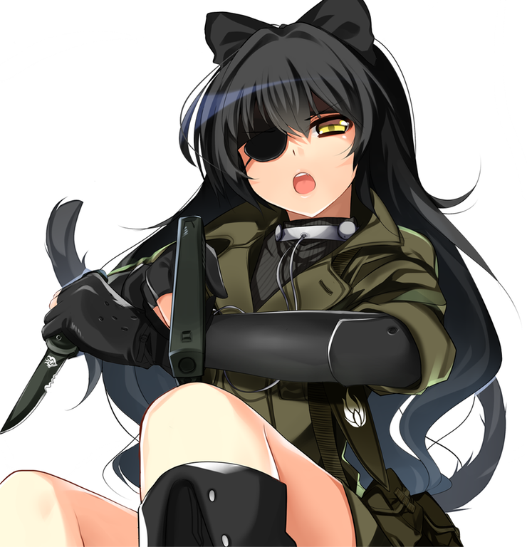 blake belladonna and venom snake (rwby and 2 more)