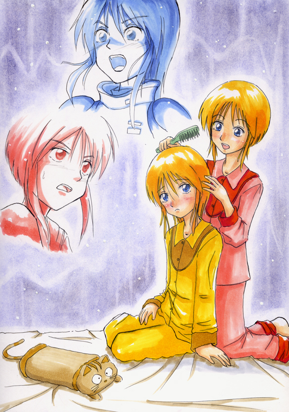 puru two and elpeo puru (gundam and 1 more) drawn by 401-1441