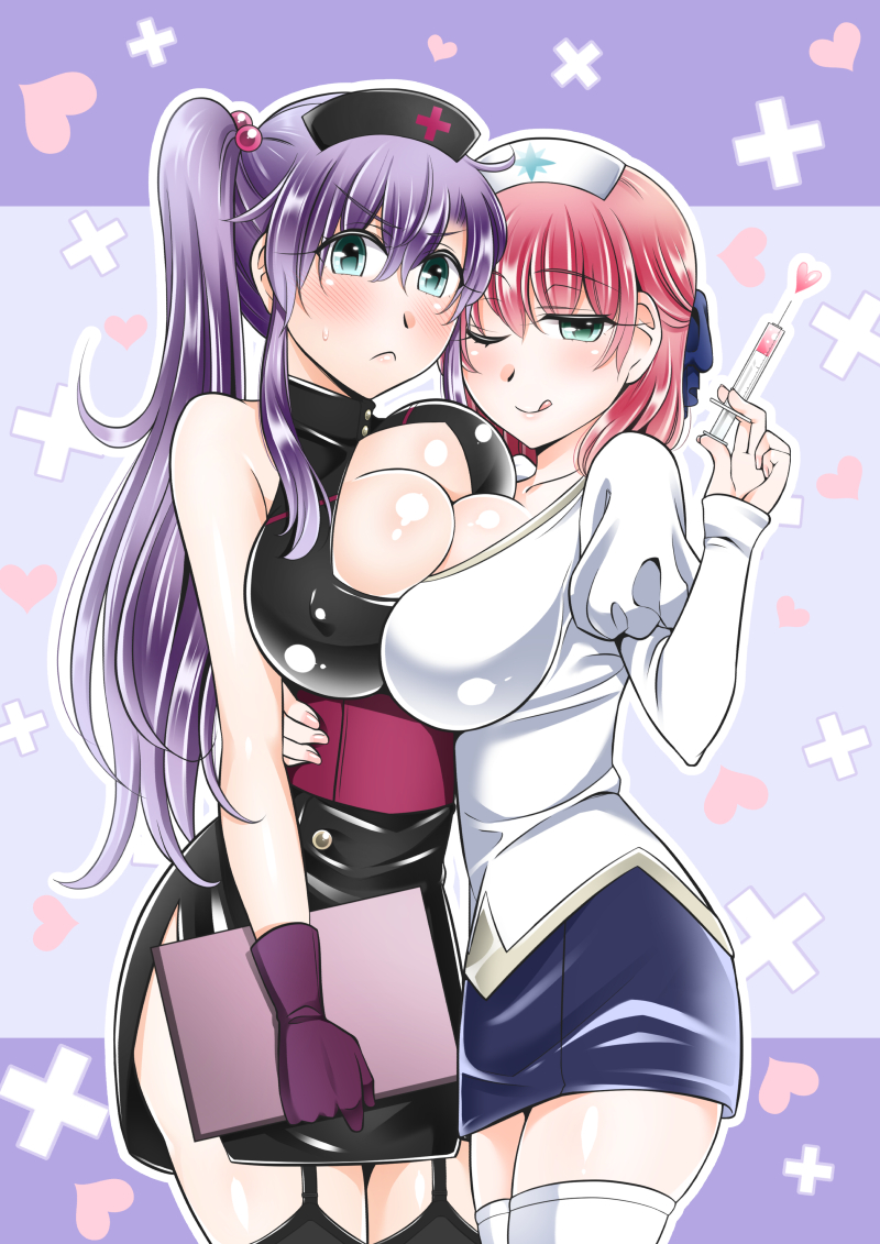 lenna charlotte tycoon and faris scherwiz (final fantasy and 1 more) drawn by yakisobapan_tarou_&_negitoro-ko