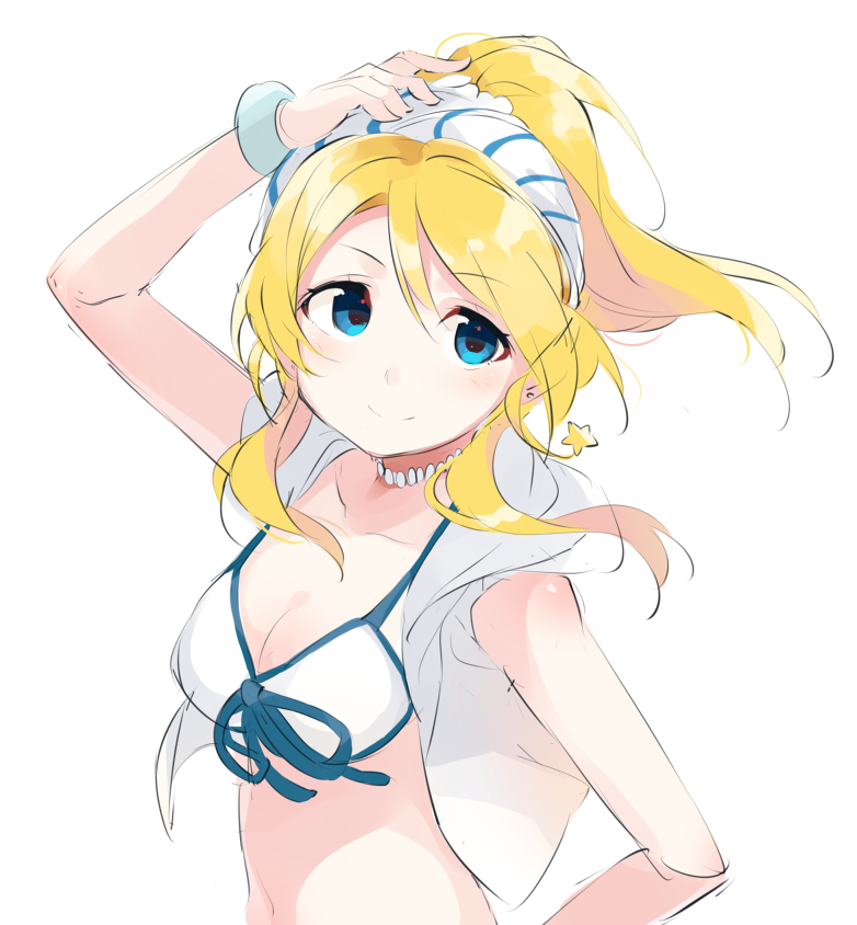 ayase eli (love live! and 1 more) drawn by totoki86