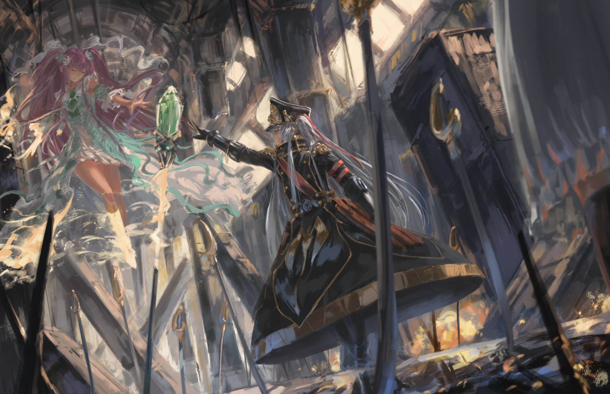 Altair Shimazaki Setsuna And Shirotsumekusa Re Creators Drawn By Song Ren Danbooru Please, reload page if you can't watch the video. altair shimazaki setsuna and