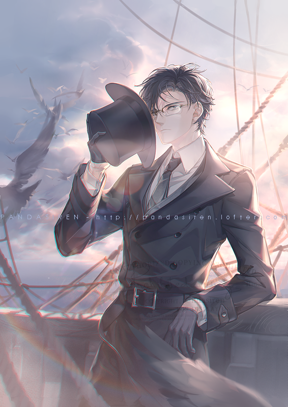 klein moretti and gehrman sparrow (lord of the mysteries) drawn by gundongdejie