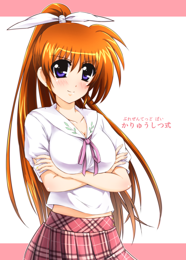 takamachi nanoha, tamura yukari, and tsutsukakushi tsukushi (lyrical nanoha and 2 more) drawn by diesel-turbo