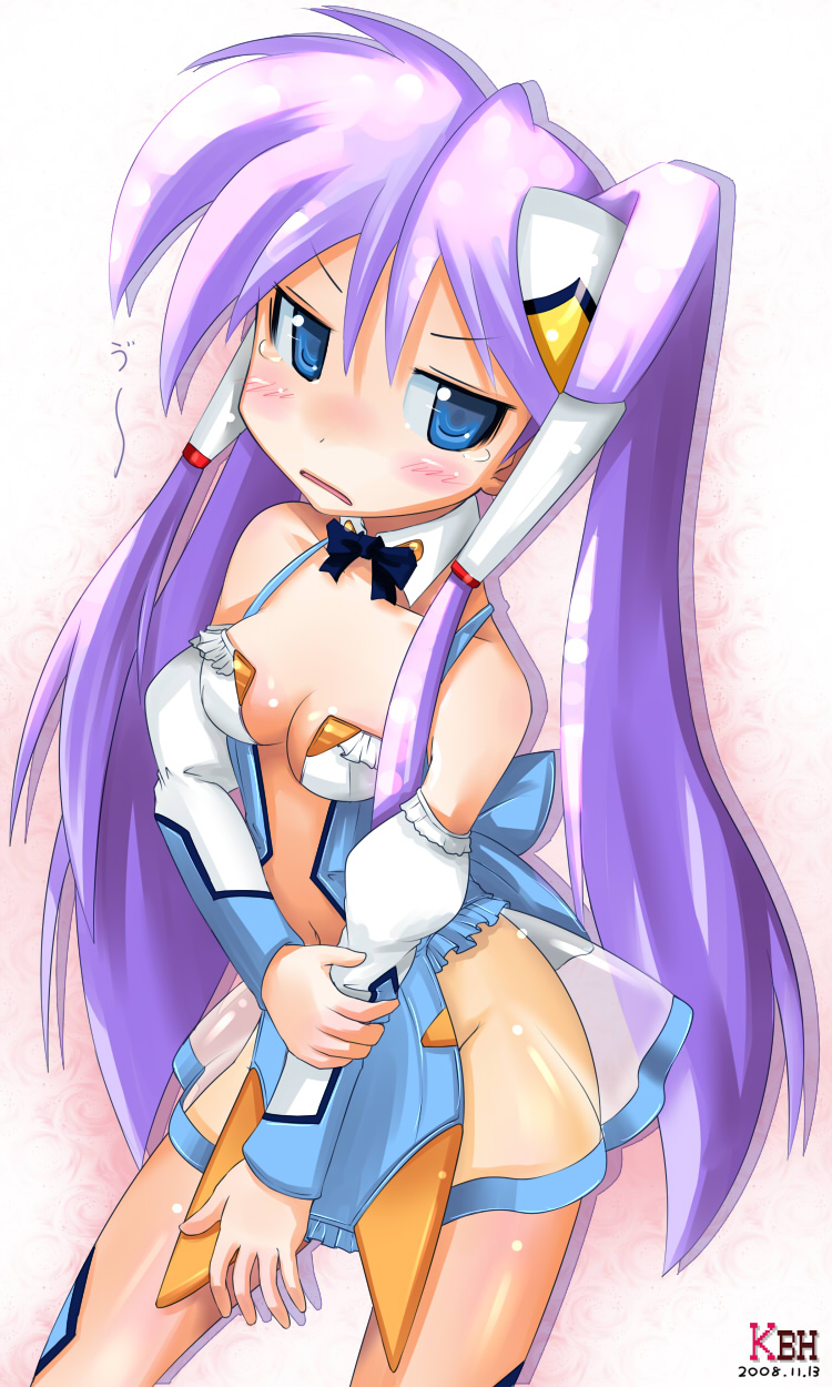 hiiragi kagami and aoba anoa (lucky star and 1 more) drawn by kazuboh