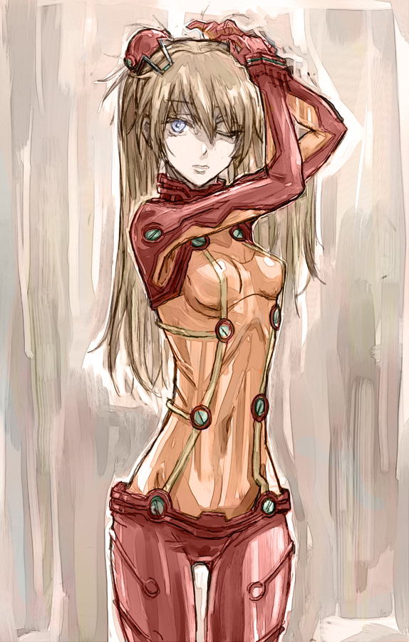 souryuu asuka langley (neon genesis evangelion and 2 more) drawn by roncele