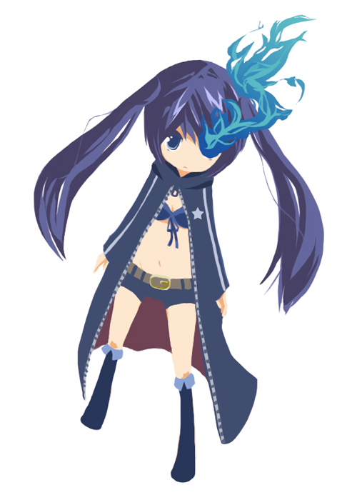 black rock shooter (black rock shooter) drawn by goyawa