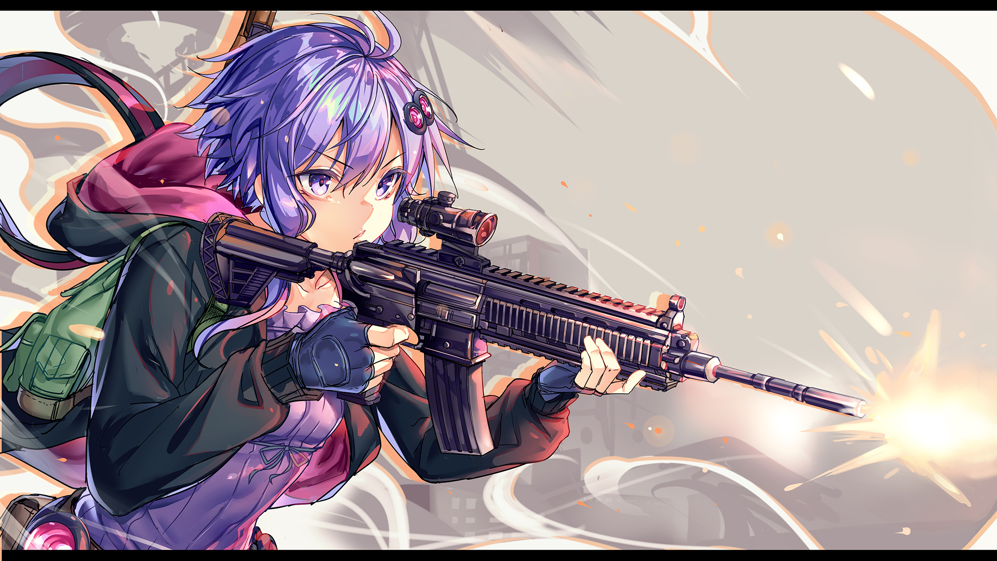 Yuzuki Yukari Vocaloid And 1 More Drawn By Ajishio Danbooru