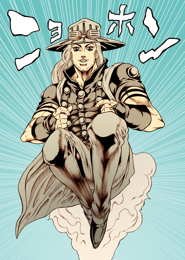 gyro zeppeli (jojo no kimyou na bouken and 1 more) drawn by ashiro_(collective-mind)