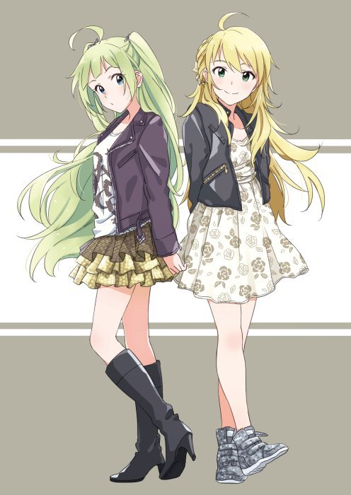 hoshii miki and shimabara elena (idolmaster and 1 more) drawn by demirinz