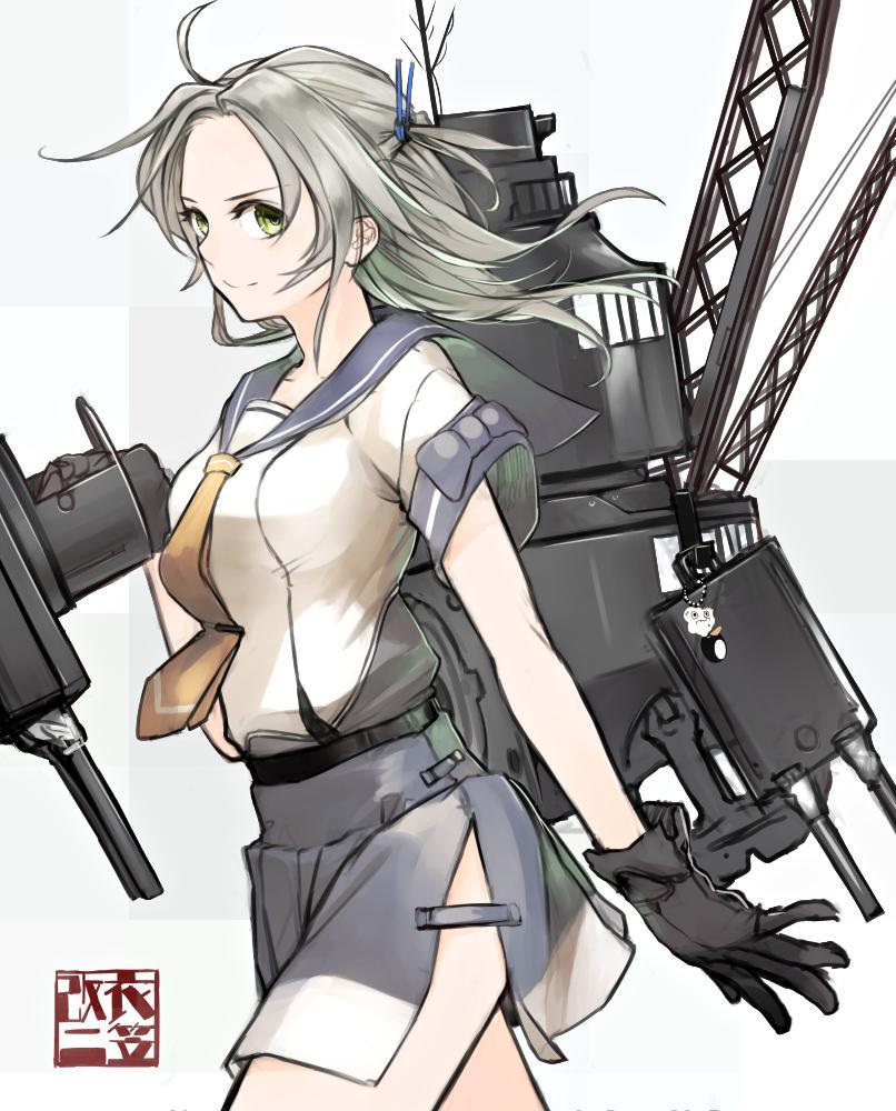kinugasa, failure penguin, miss cloud, and kinugasa kai ni (kantai collection) drawn by suzume_yuu