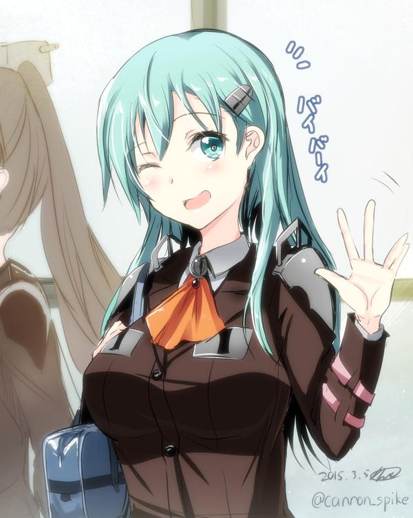 suzuya and kumano (kantai collection) drawn by gin'ichi_(akacia)