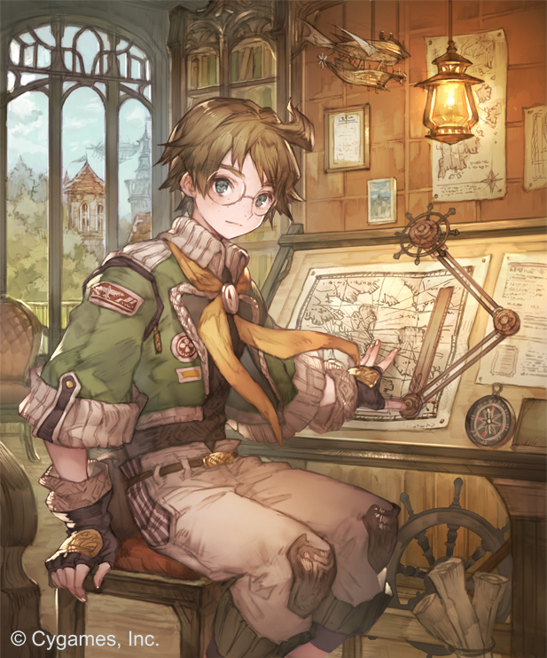 wind reader zell (shingeki no bahamut) drawn by mikebosi