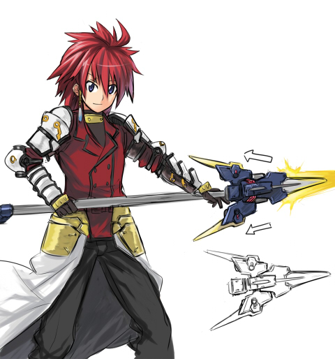 erio mondial and strada (lyrical nanoha and 1 more) drawn by shirogane_(fox)