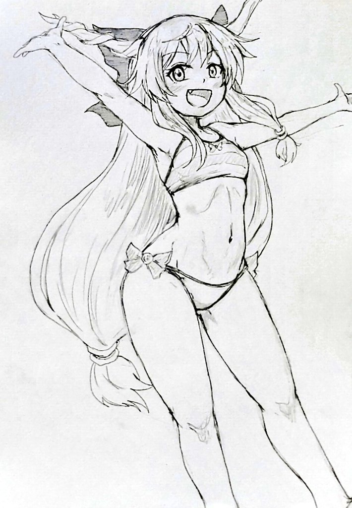 ibuki suika (touhou) drawn by d-m_(dii_emu)