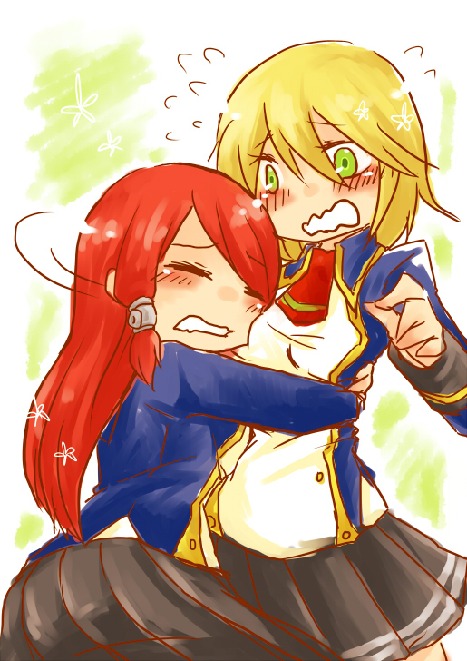 noel vermillion and tsubaki yayoi (blazblue) drawn by ap-dash