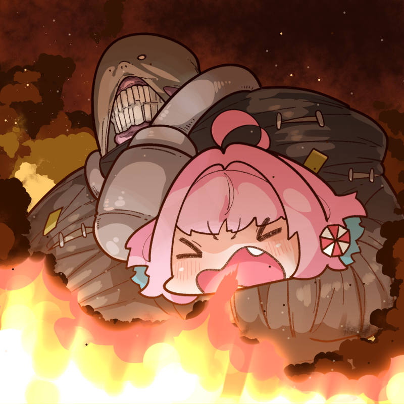 yumemi riamu and nemesis (idolmaster and 3 more) drawn by takato_kurosuke