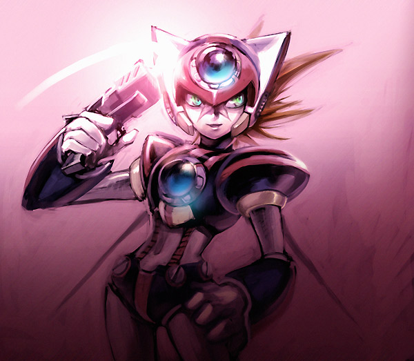 axl (mega man and 1 more) drawn by mri