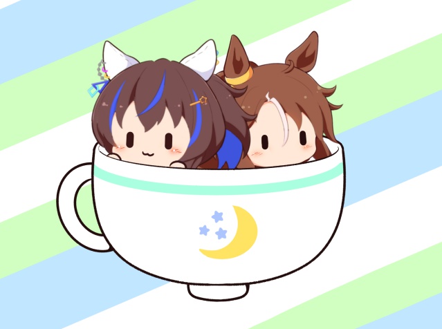 daitaku helios and mejiro palmer (umamusume) drawn by gomashio_(goma_feet)