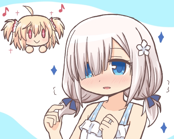 isuzu ren and ayano rika (mahou shoujo madoka magica and 1 more) drawn by reverse_(bluefencer)