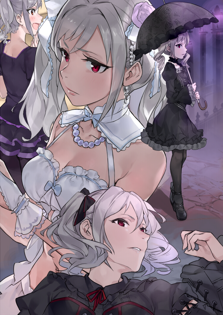 kanzaki ranko (idolmaster and 1 more) drawn by geregere_(lantern)
