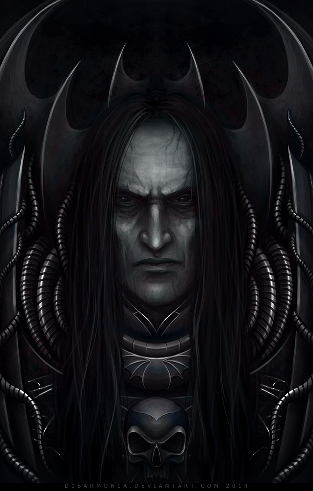 konrad curze (warhammer 40k) drawn by veronica_anrathi