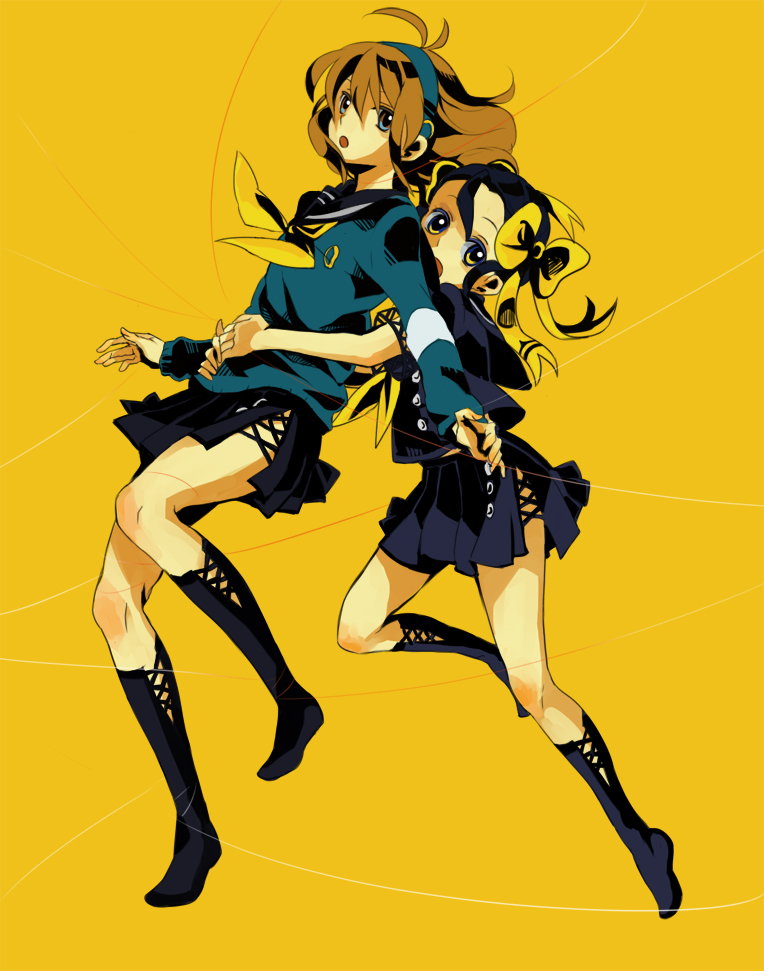 ii-chan and yukariki ichihime (zaregoto series) drawn by nanamura