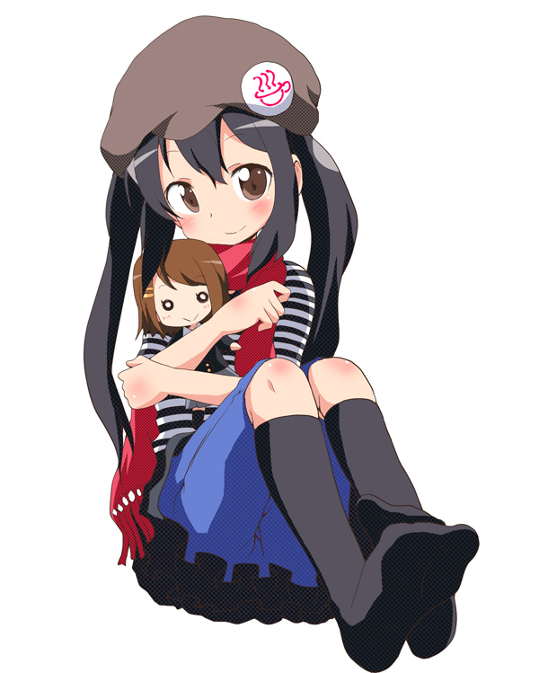 nakano azusa and hirasawa yui (k-on!) drawn by massala