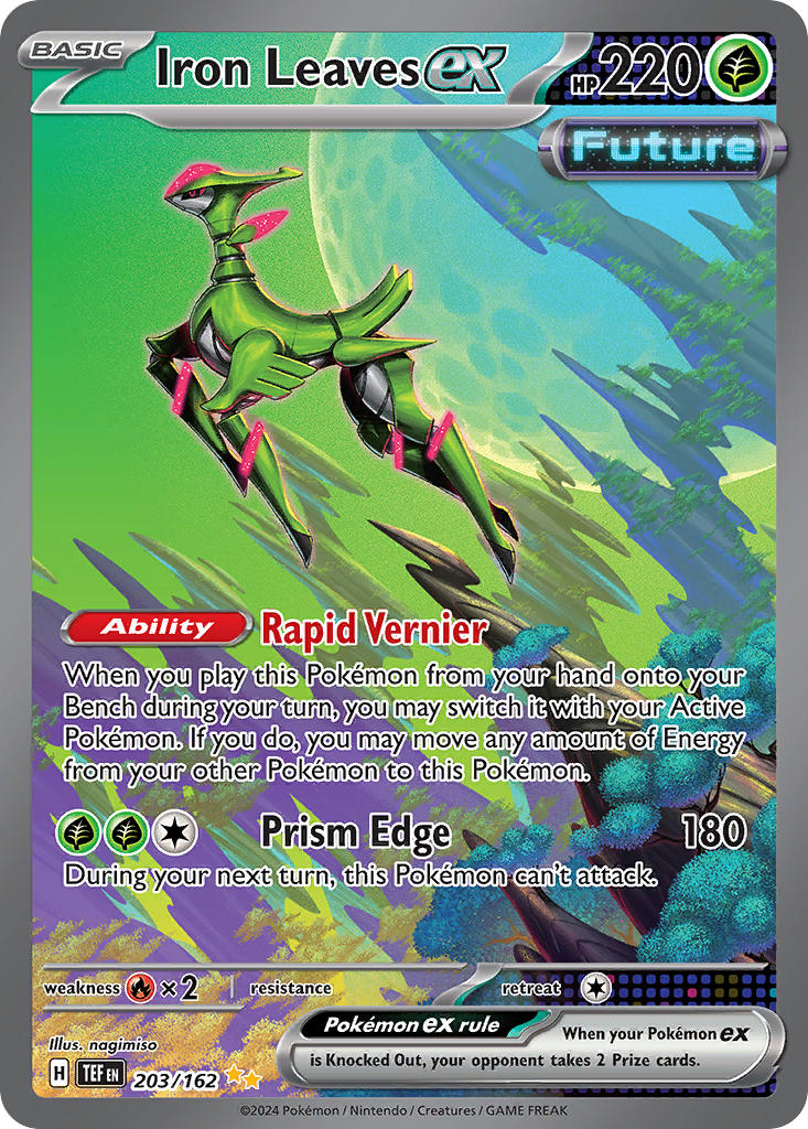iron leaves (pokemon and 1 more) drawn by nagimiso