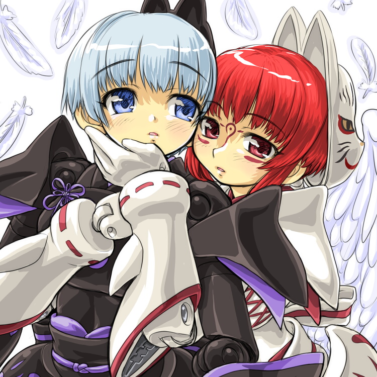 fubuki and mizuki (busou shinki) drawn by dd_(ijigendd)
