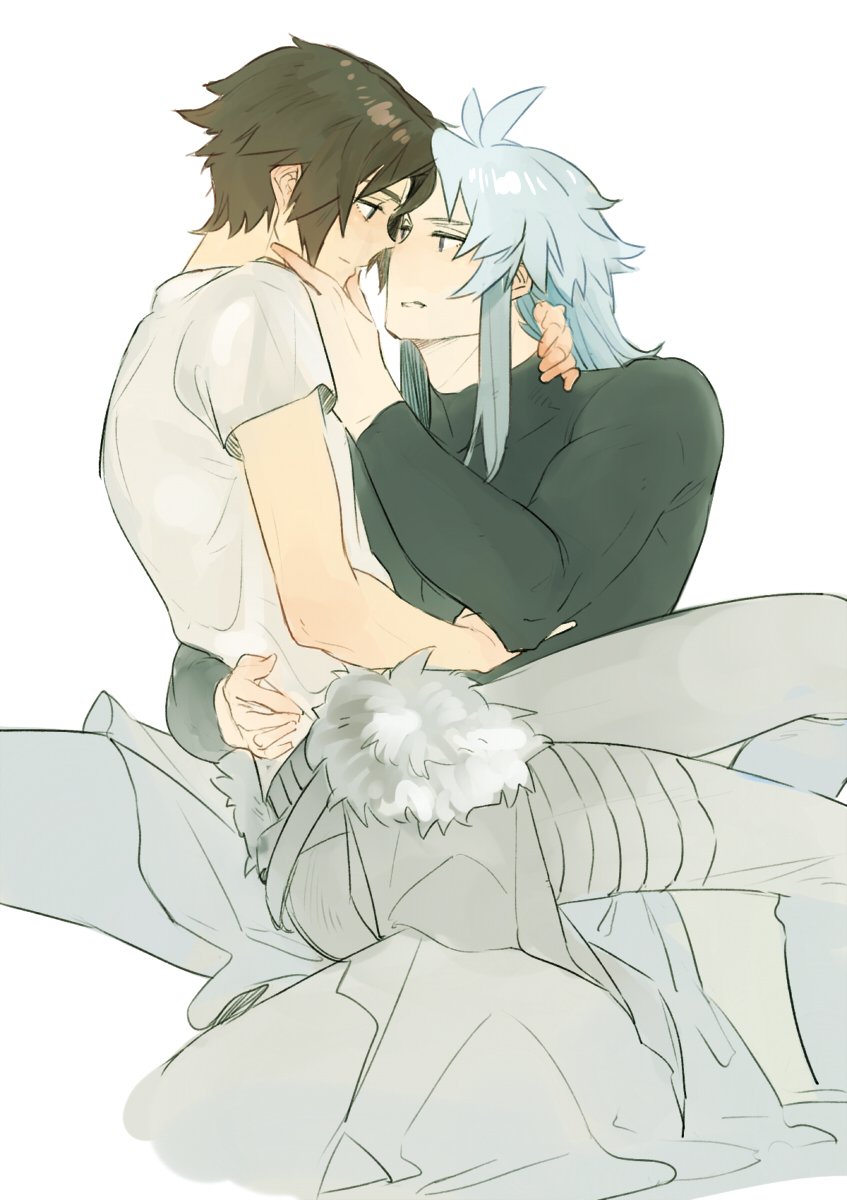 squall leonhart and warrior of light (final fantasy and 3 more) drawn by nini_tw99