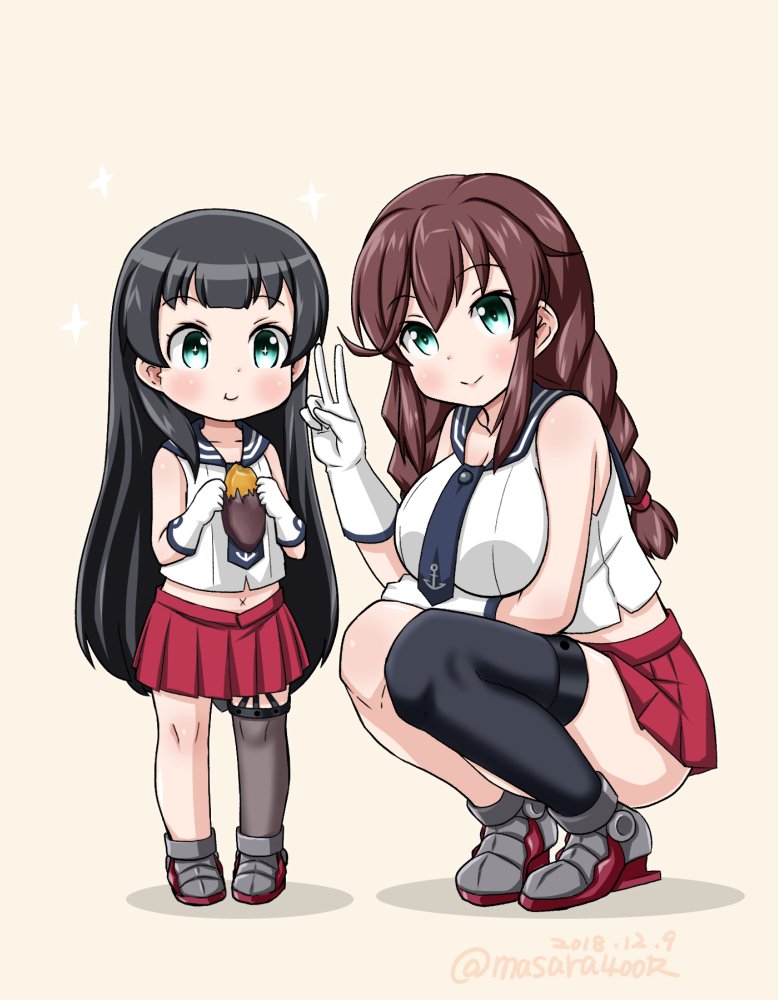 noshiro and agano (kantai collection) drawn by masara_(chuujou)