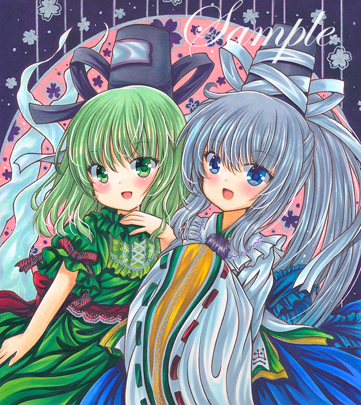 mononobe no futo and soga no tojiko (touhou) drawn by rui_(sugar3)