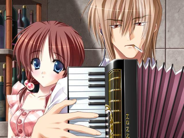 osagiri shuka and aida ririko (night demon) drawn by carnelian