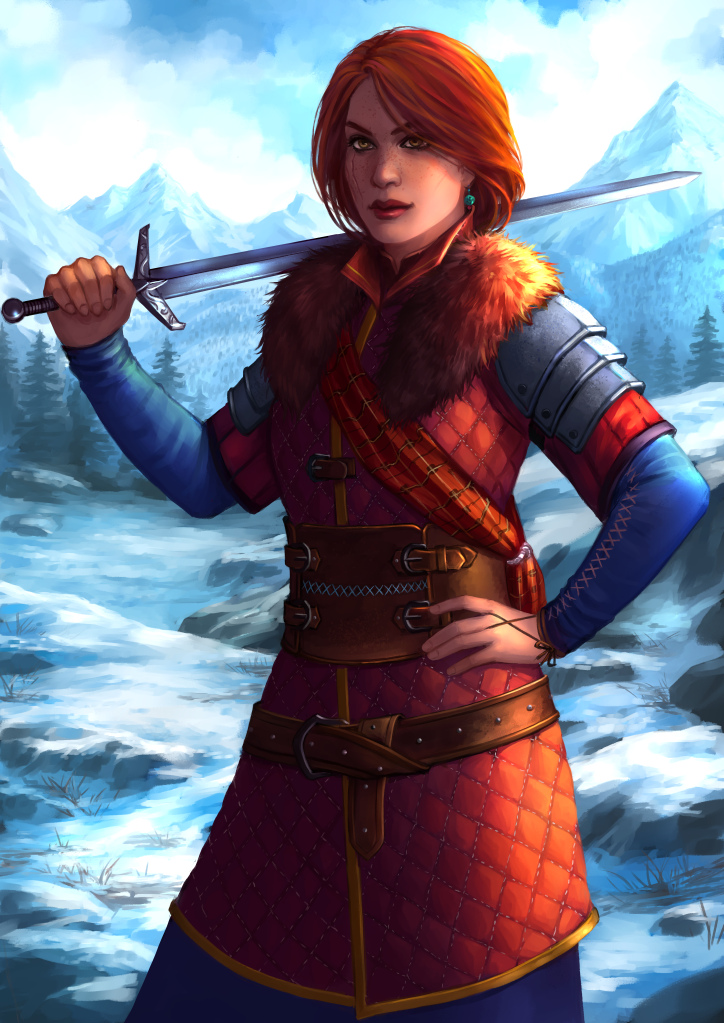 cerys an craite (the witcher and 1 more) drawn by neirr