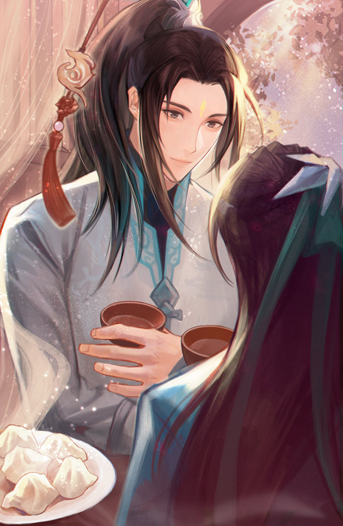 yue qingshu and xiu wu (xianjian qixia zhuan and 1 more) drawn by da_youzi_jiang_jiang_guo