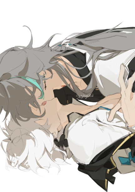 kevin kaslana and su (honkai and 1 more) drawn by shadynara