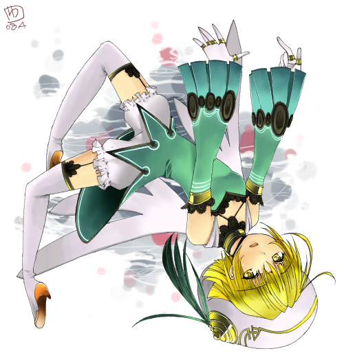atoli (.hack// and 1 more) drawn by yube