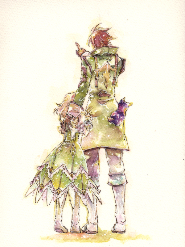 alvin, elize lutus, and teepo (tales of and 1 more) drawn by tooru_(ornis)