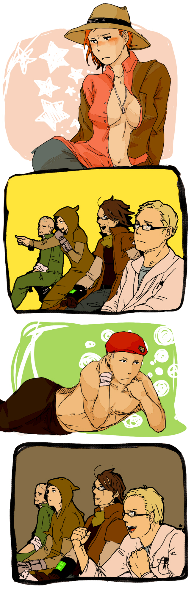 courier, craig boone, rose of sharon cassidy, arcade gannon, veronica santangelo, and 1 more (fallout and 1 more)