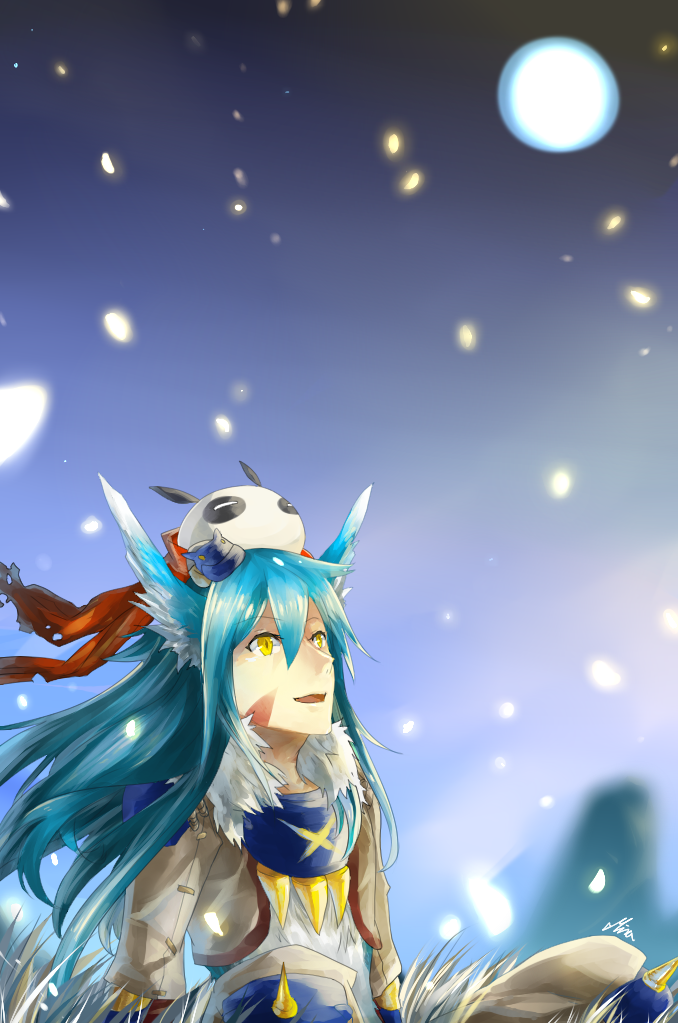 wolf and panda (12tailsonline) drawn by mcff