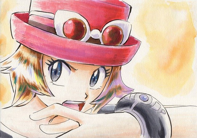 serena (pokemon and 1 more) drawn by iwane_masaaki