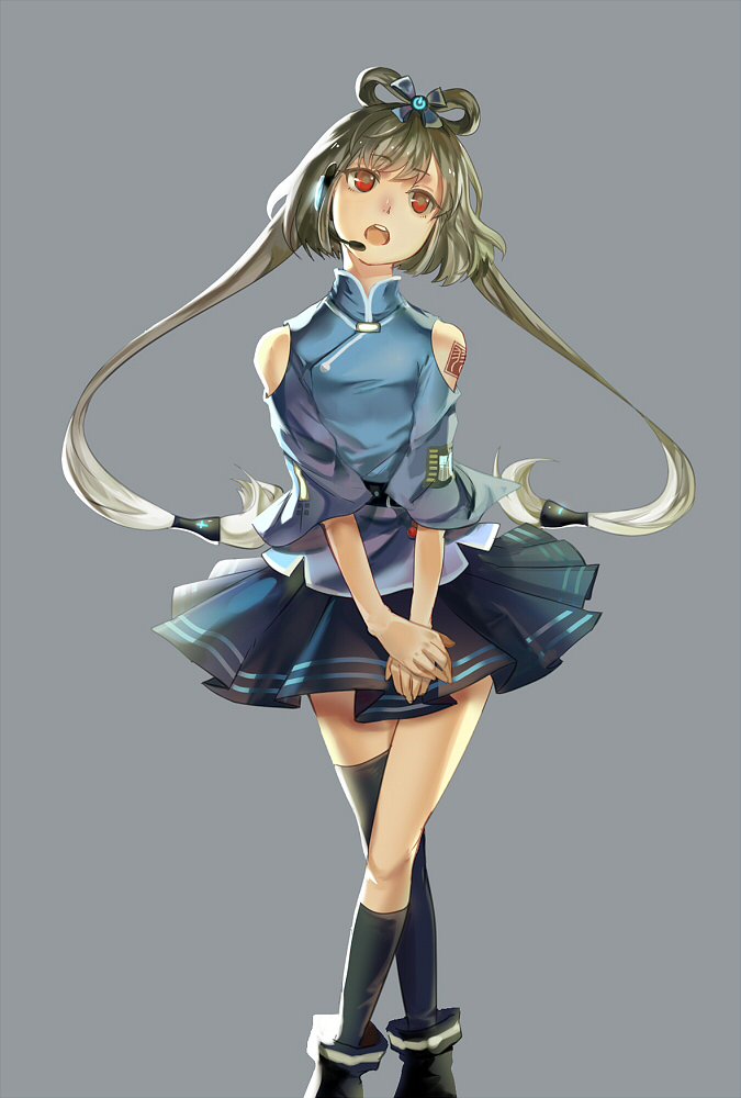 luo tianyi (vocaloid and 1 more) drawn by rifsom