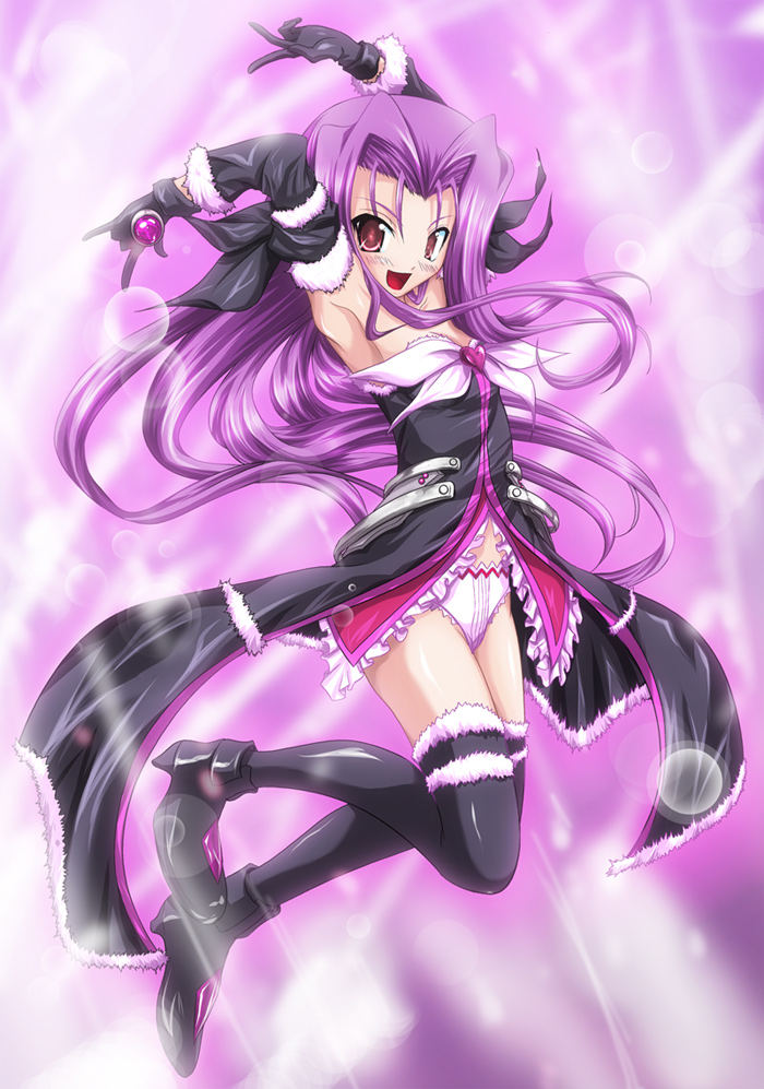 lutecia alpine and asclepius (lyrical nanoha and 1 more) drawn by shinooka_itsuya