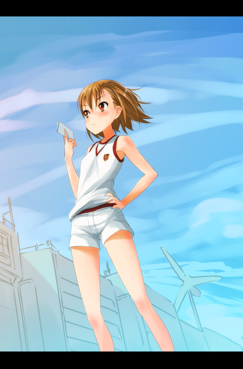 misaka mikoto (toaru majutsu no index and 2 more) drawn by nekomamire